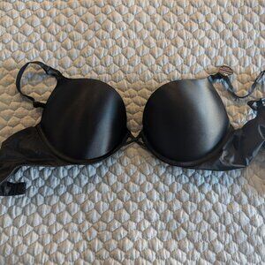 Victoria's Secret Very Sexy Bombshell Add-2-Cups Push-Up Bra 34C Black NWT